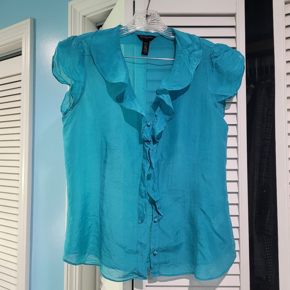 Banana Republic Silk Blend Blouse